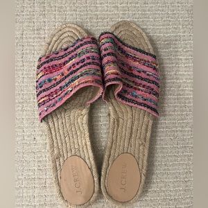 GUC J Crew Espadrille Slides